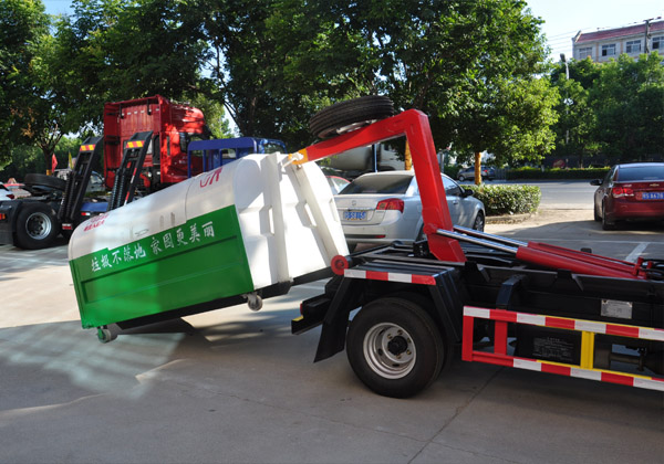 國(guó)五凱馬車廂可卸式垃圾車 國(guó)五凱馬車廂可卸式垃圾車