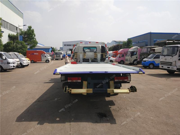 江淮駿鈴平板一拖二清障車