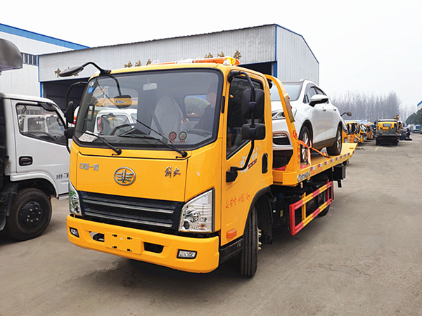 藍牌解放清障車，藍牌重汽清障車現車熱銷